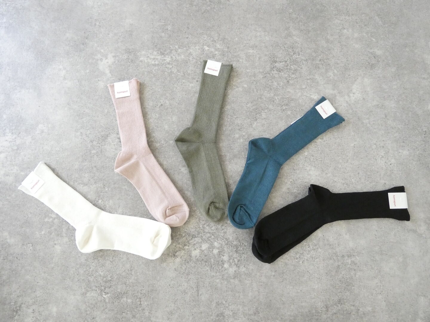 homspun(ホームスパン) リネンソックスの商品画像1