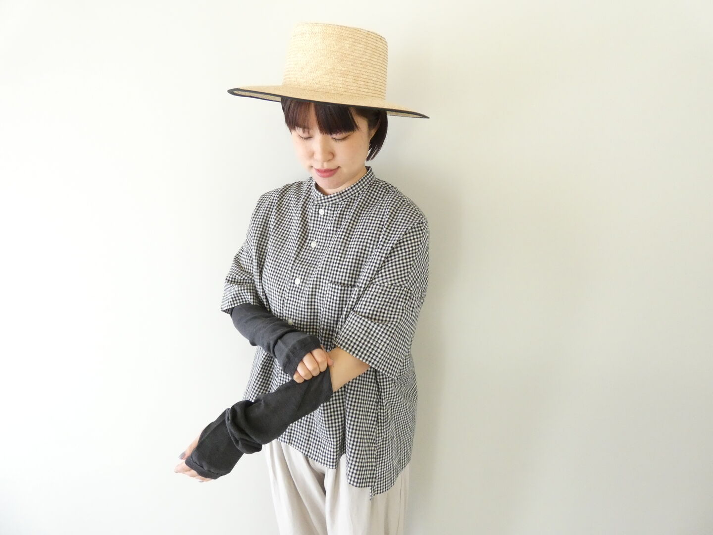 yahae(ヤハエ) シルクUVケアアームカバーの商品画像3