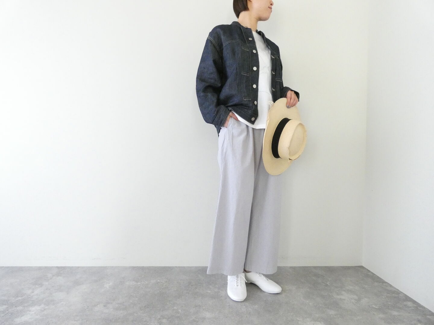 HAU(ハウ) ガーメントダイギャザーパンツの商品画像1