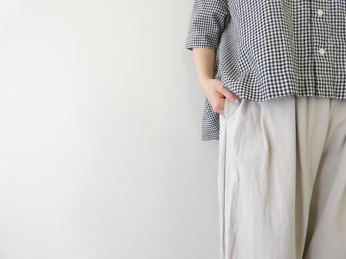 NATURAL LAUNDRY(ナチュラルランドリー) ライト度詰天竺コクーンパンツの商品画像4