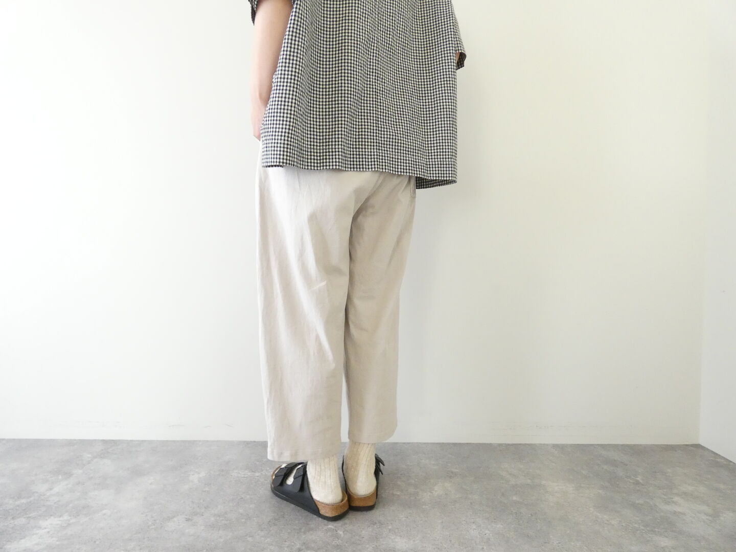 NATURAL LAUNDRY(ナチュラルランドリー) ライト度詰天竺コクーンパンツの商品画像9