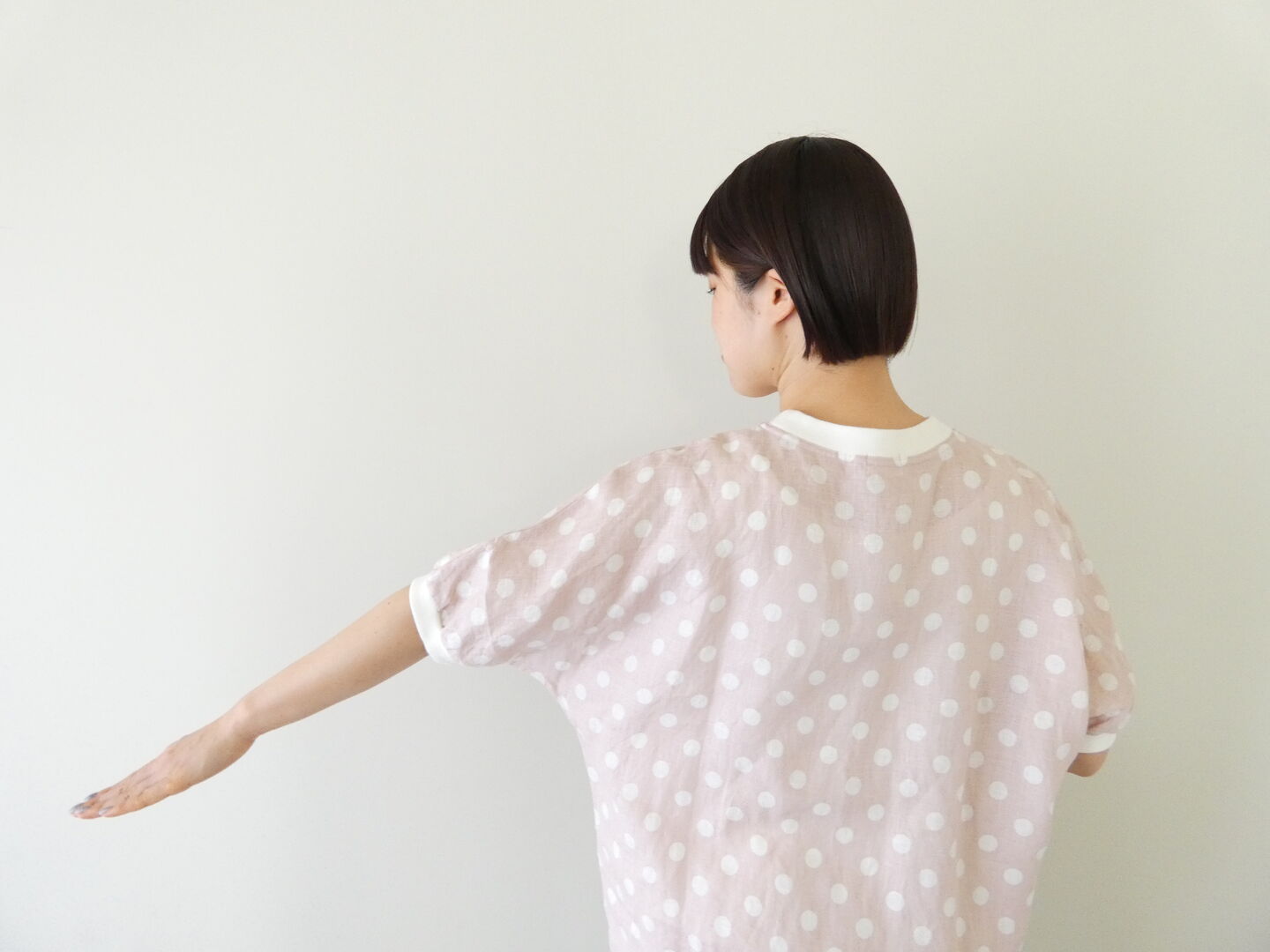 NATURAL LAUNDRY(ナチュラルランドリー) ドットドルマンTの商品画像5