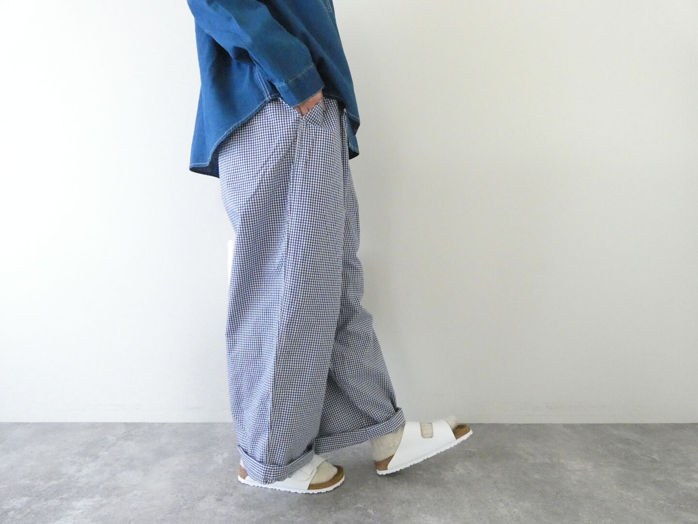 NATURAL LAUNDRY(ナチュラルランドリー) コットンリネンライトリラックスパンツの商品画像6