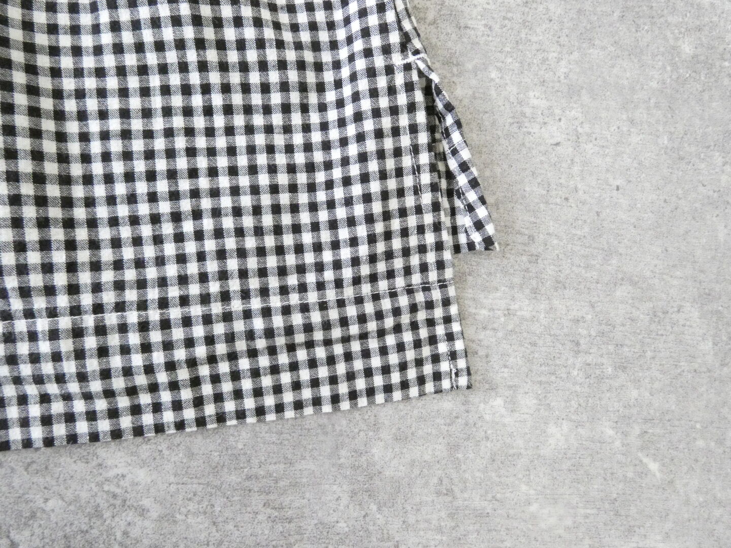 grin(グリン) モノトーンチェック5分袖ワイドシャツの商品画像24