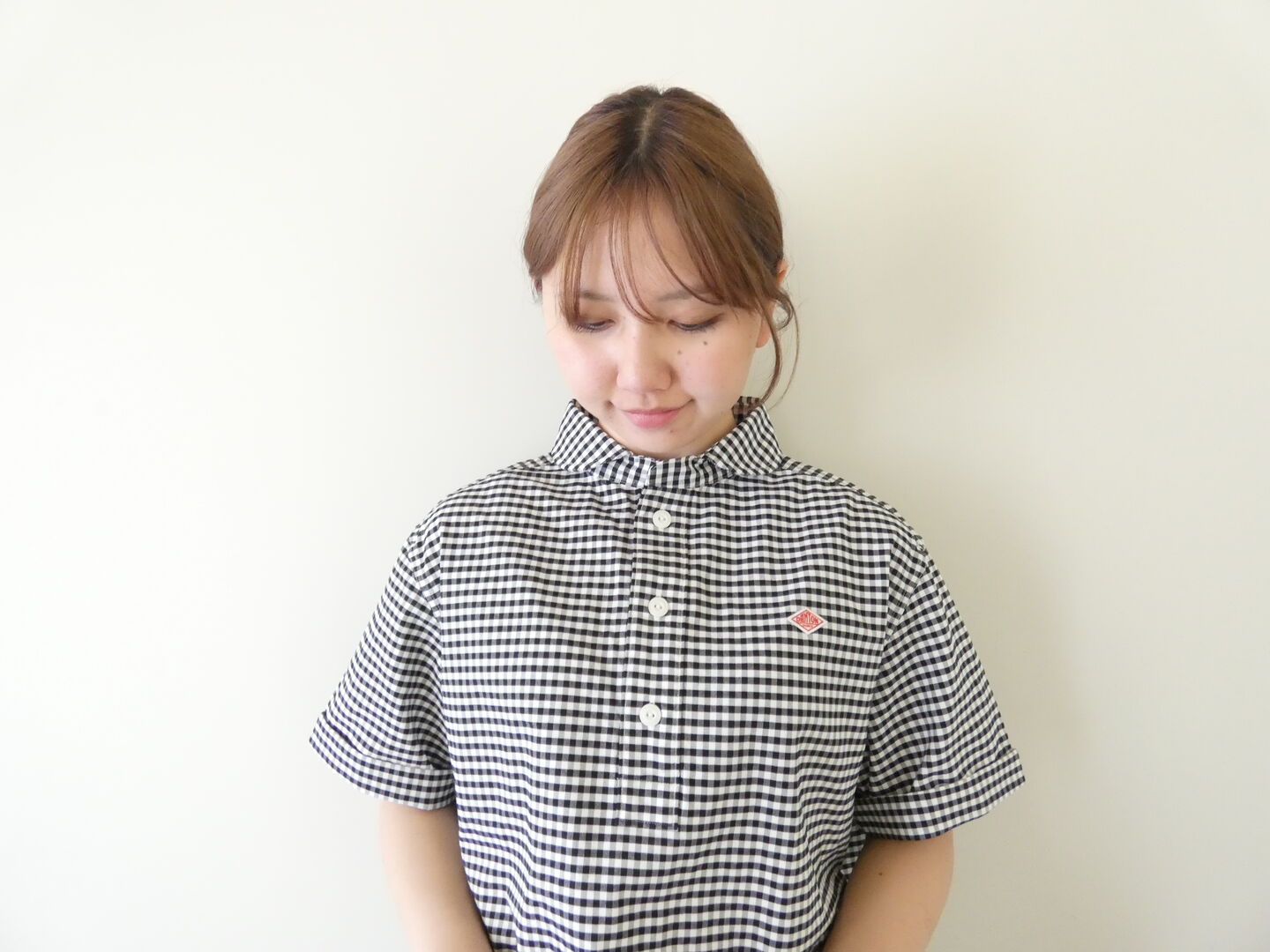 DANTON(ダントン) オックス丸襟ヘンリーシャツ　ROUND COLLAR P.O SHIRT S/Sの商品画像4