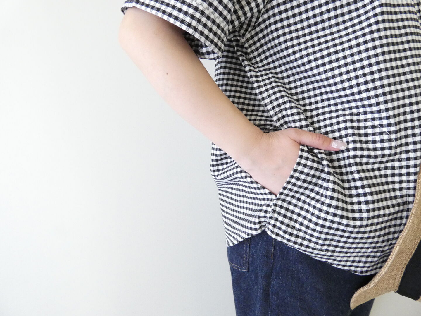 DANTON(ダントン) オックス丸襟ヘンリーシャツ　ROUND COLLAR P.O SHIRT S/Sの商品画像6