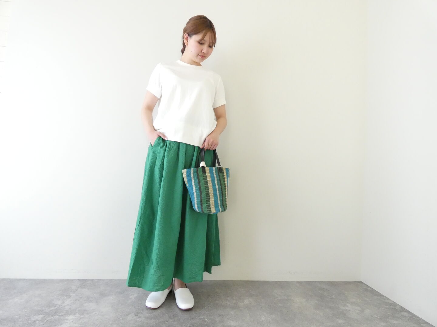 DANTON(ダントン) 60ローンウエストギャザースカートの商品画像1