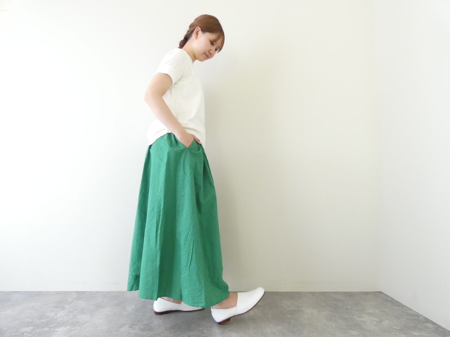 DANTON(ダントン) 60ローンウエストギャザースカートの商品画像2