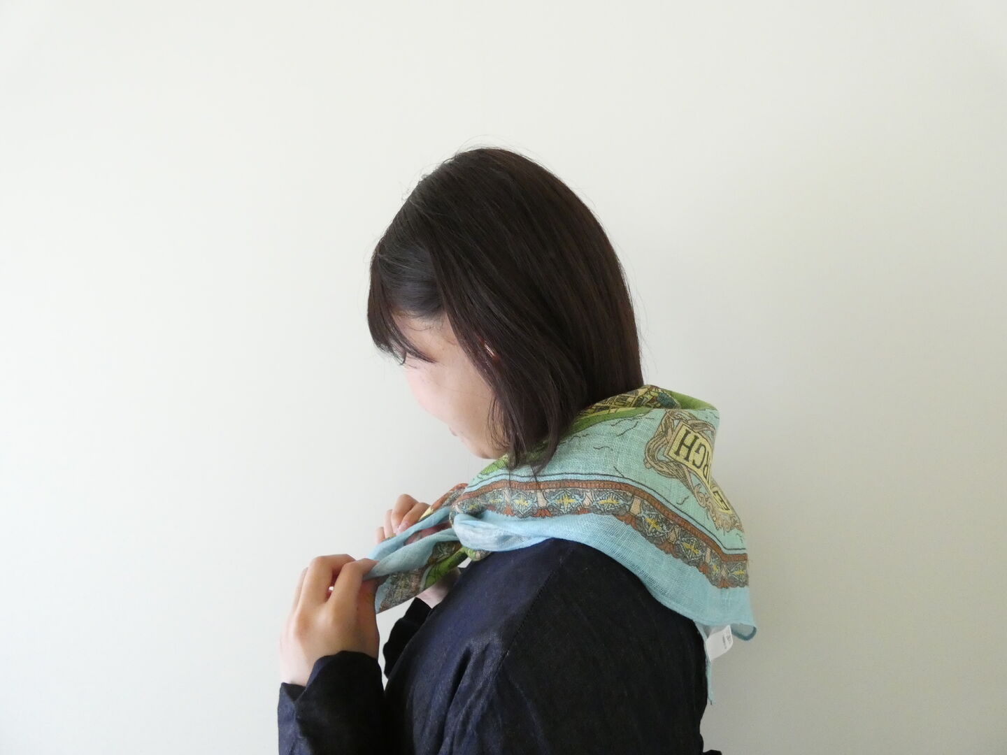 The Bagmati(バグマティ) エディンバラのリネンスカーフの商品画像5