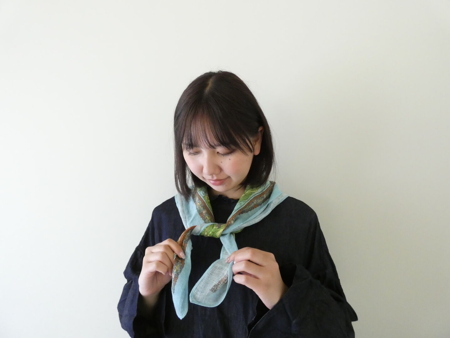 The Bagmati(バグマティ) エディンバラのリネンスカーフの商品画像6