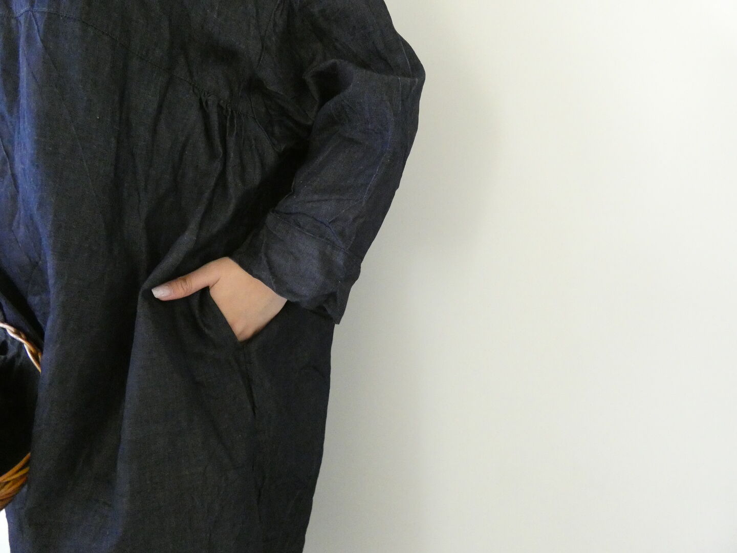 Gauze#(ガーゼ) ライトデニムアンティークサージカルワンピースの商品画像21