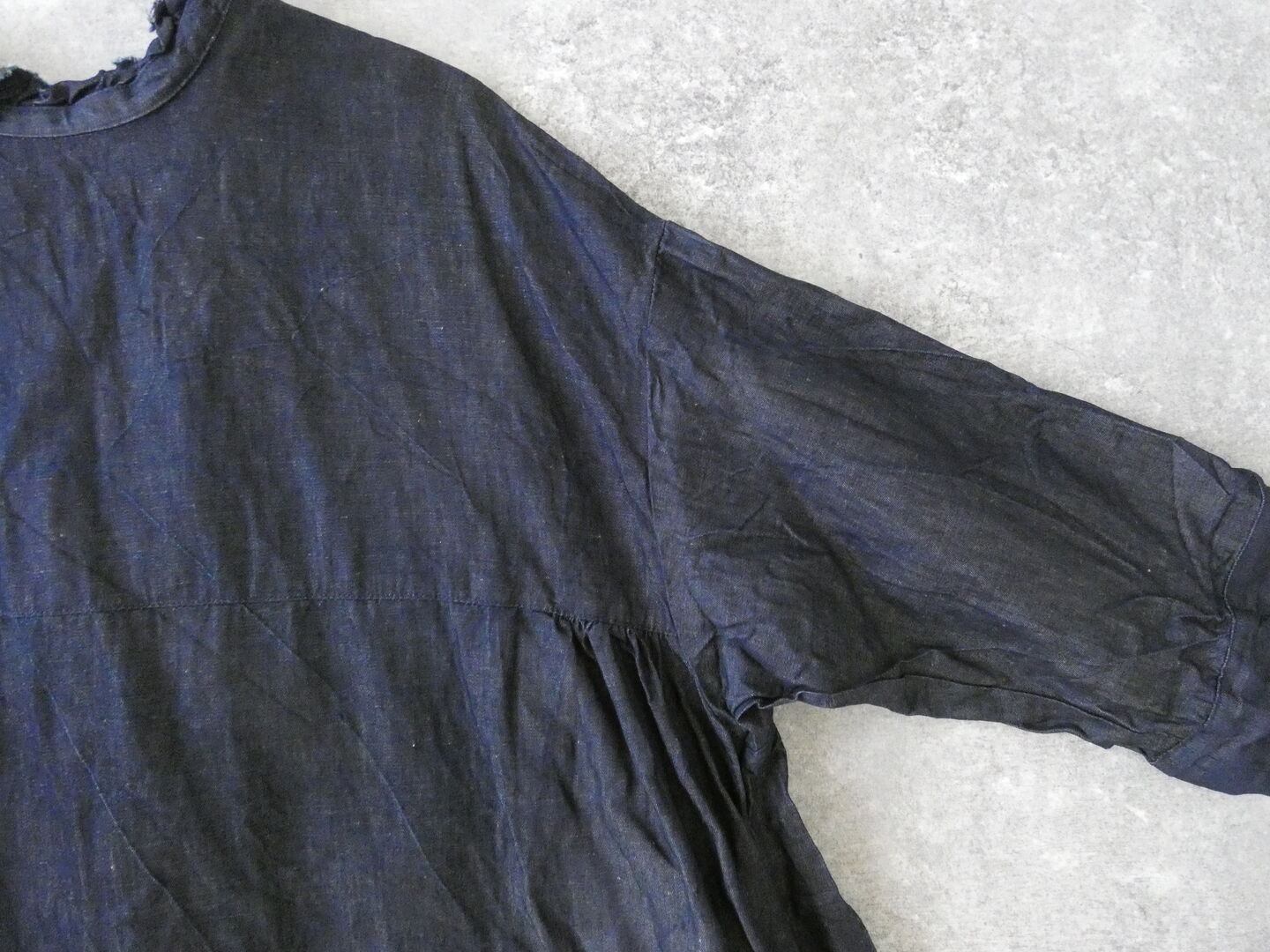 Gauze#(ガーゼ) ライトデニムアンティークサージカルワンピースの商品画像25