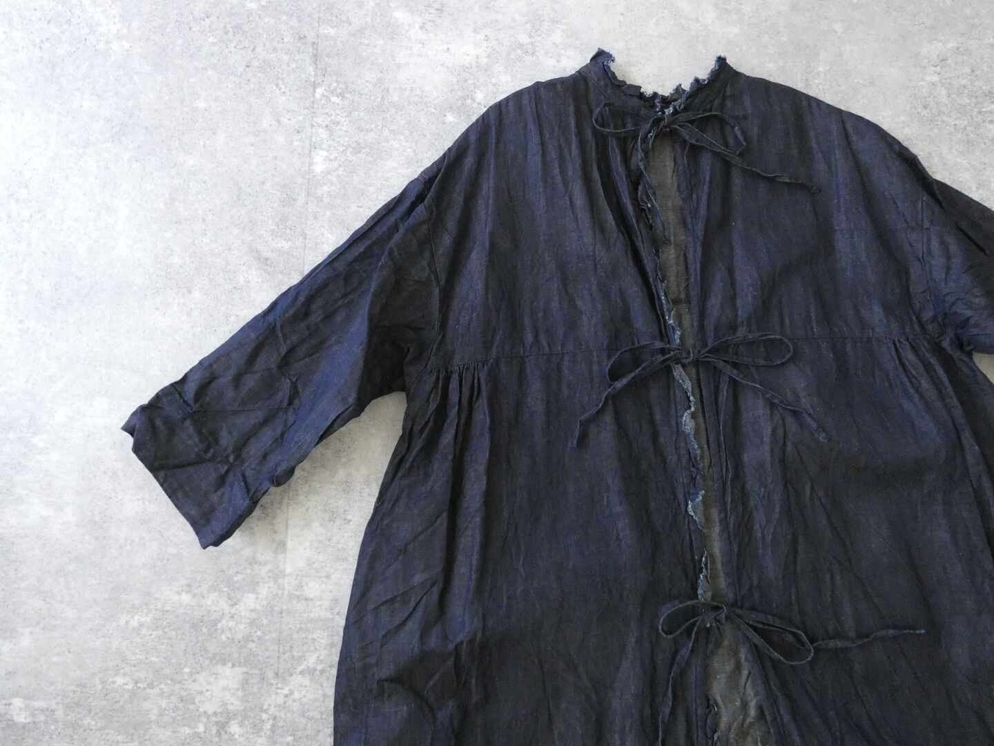 Gauze#(ガーゼ) ライトデニムアンティークサージカルワンピースの商品画像31