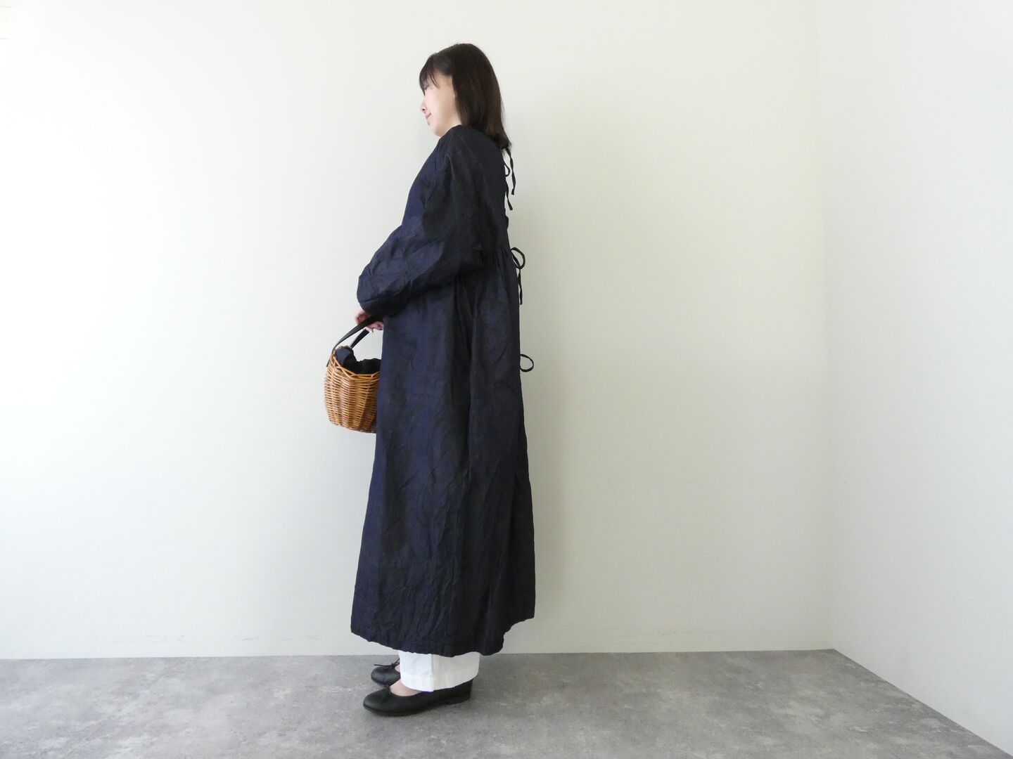 Gauze#(ガーゼ) ライトデニムアンティークサージカルワンピースの商品画像4