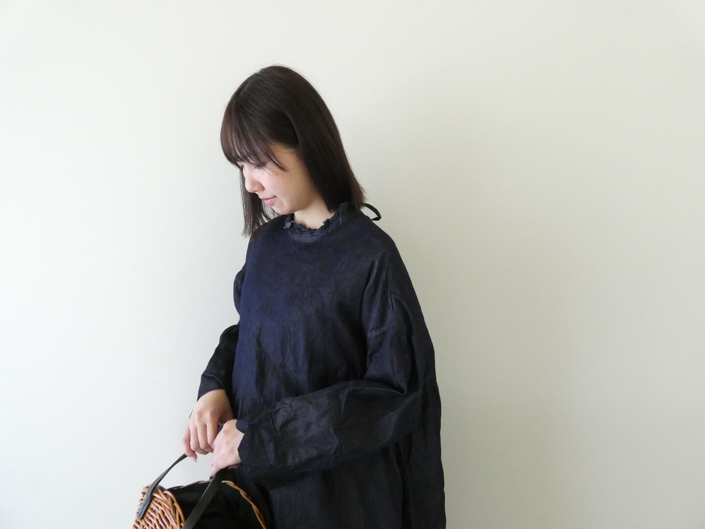 Gauze#(ガーゼ) ライトデニムアンティークサージカルワンピースの商品画像8