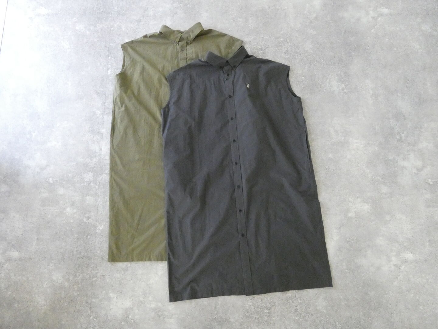 Gymphlex(ジムフレックス) スリーブレスシャツドレス　SLEEVELESS B.D. SHIRT DRESSの商品画像3