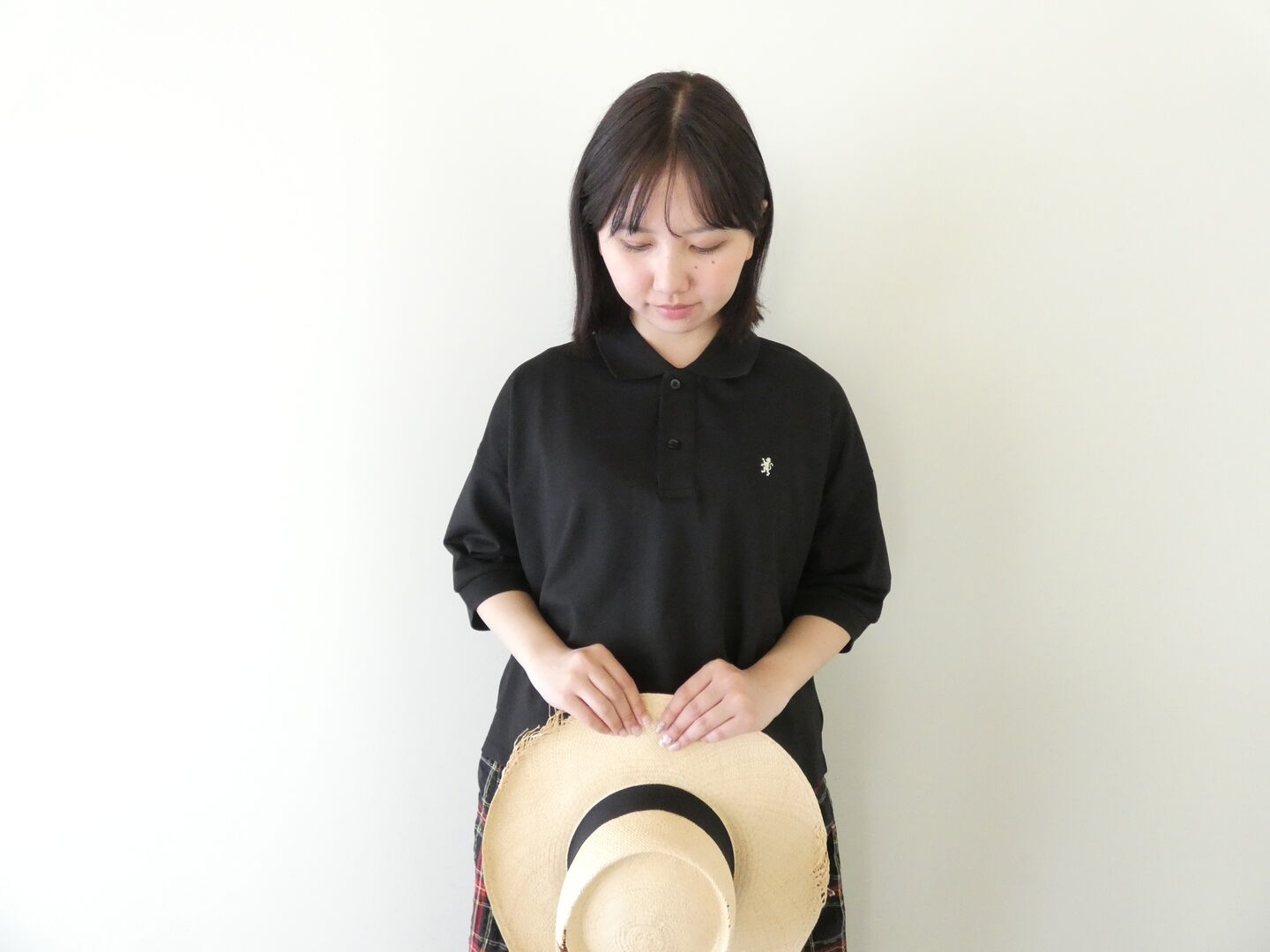 Gymphlex(ジムフレックス) ハイゲージ鹿の子 ドルマンスリーブカノコポロシャツの商品画像1