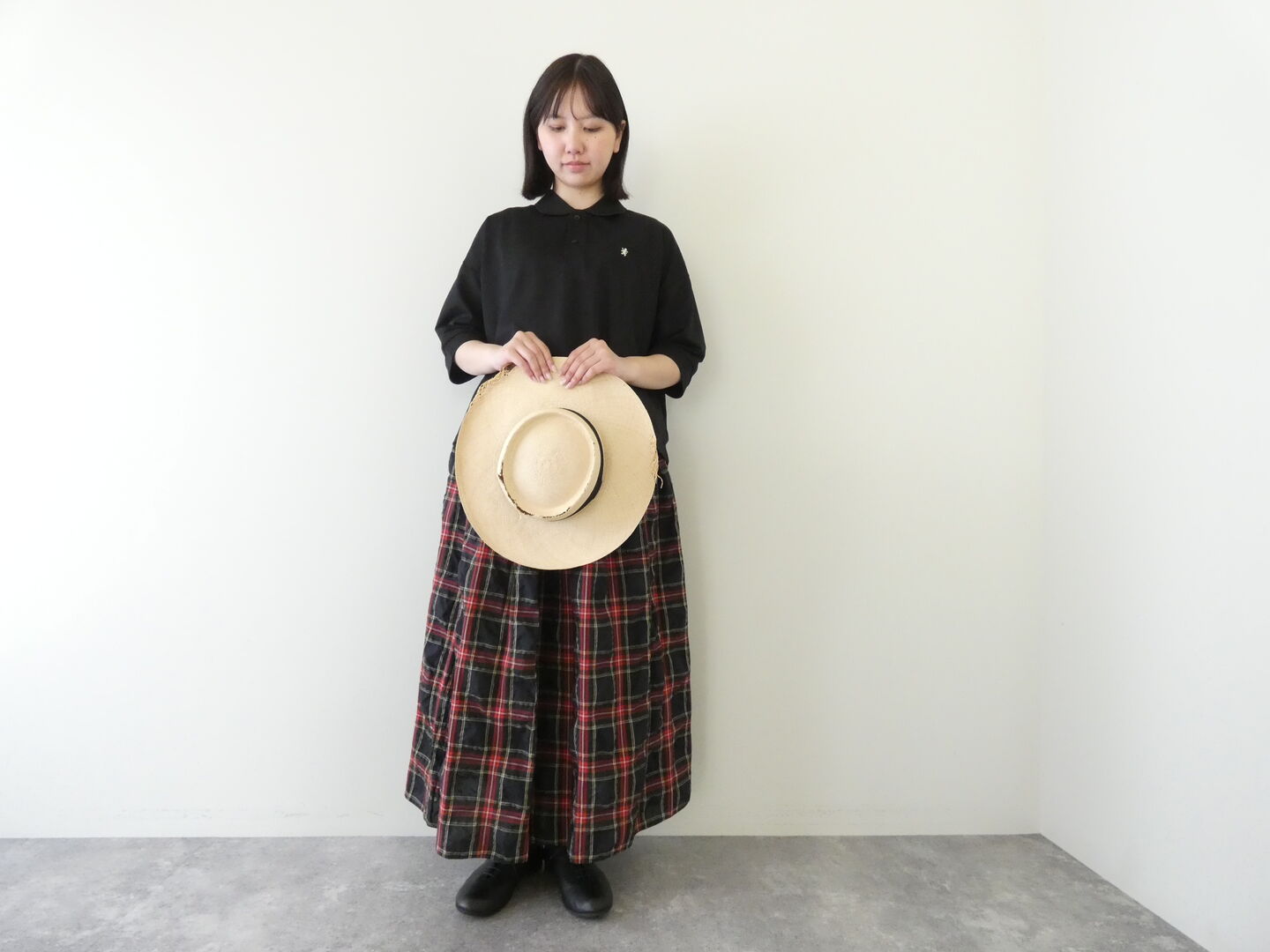 Gymphlex(ジムフレックス) ハイゲージ鹿の子 ドルマンスリーブカノコポロシャツの商品画像2