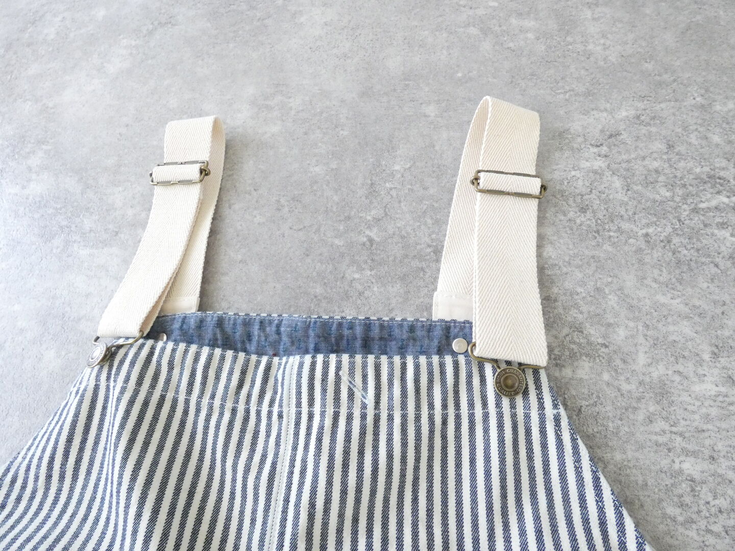 快晴堂(かいせいどう) HAYATE・Duty Wear/小さな造船所のワークウエアヒッコリーBIGオーバーオールスカートの商品画像21