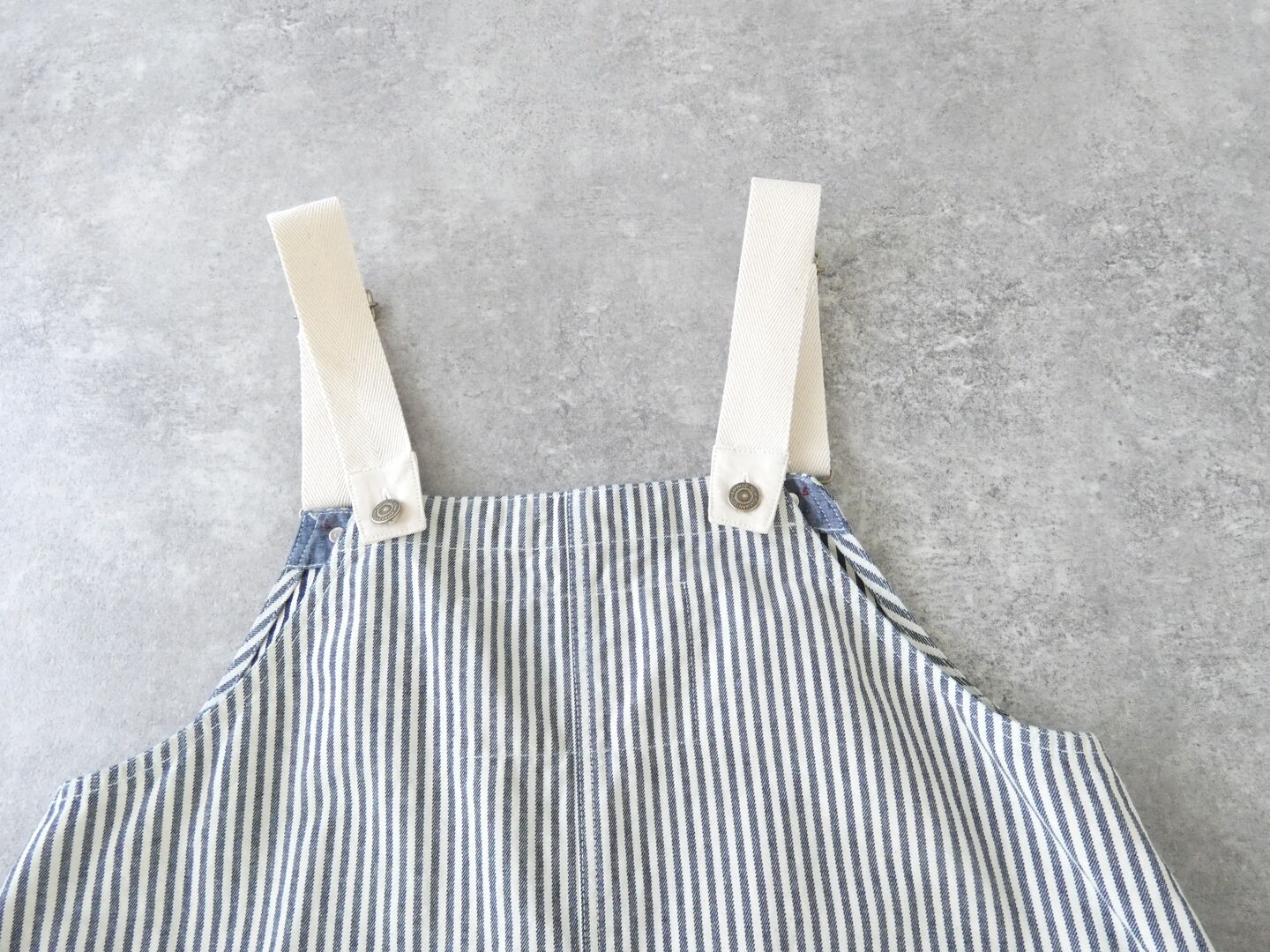 快晴堂(かいせいどう) HAYATE・Duty Wear/小さな造船所のワークウエアヒッコリーBIGオーバーオールスカートの商品画像27