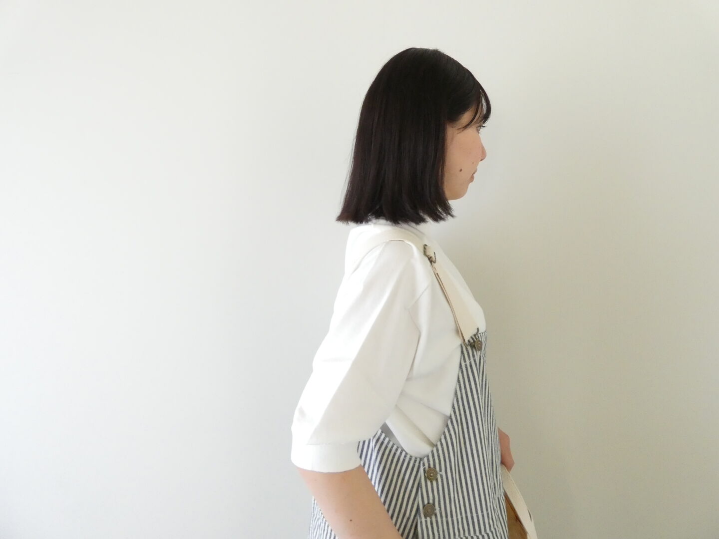 快晴堂(かいせいどう) HAYATE・Duty Wear/小さな造船所のワークウエアヒッコリーBIGオーバーオールスカートの商品画像4