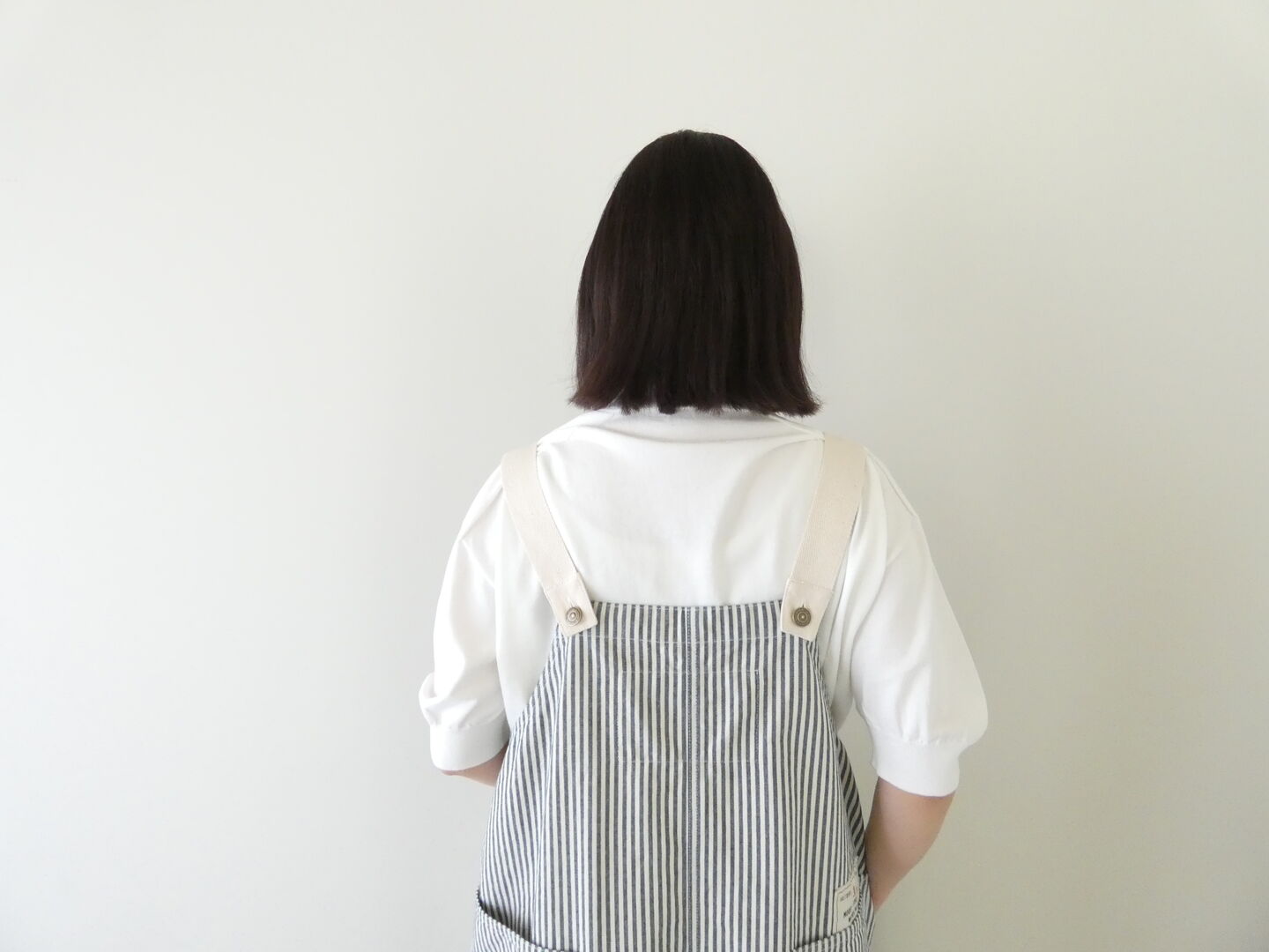 快晴堂(かいせいどう) HAYATE・Duty Wear/小さな造船所のワークウエアヒッコリーBIGオーバーオールスカートの商品画像6