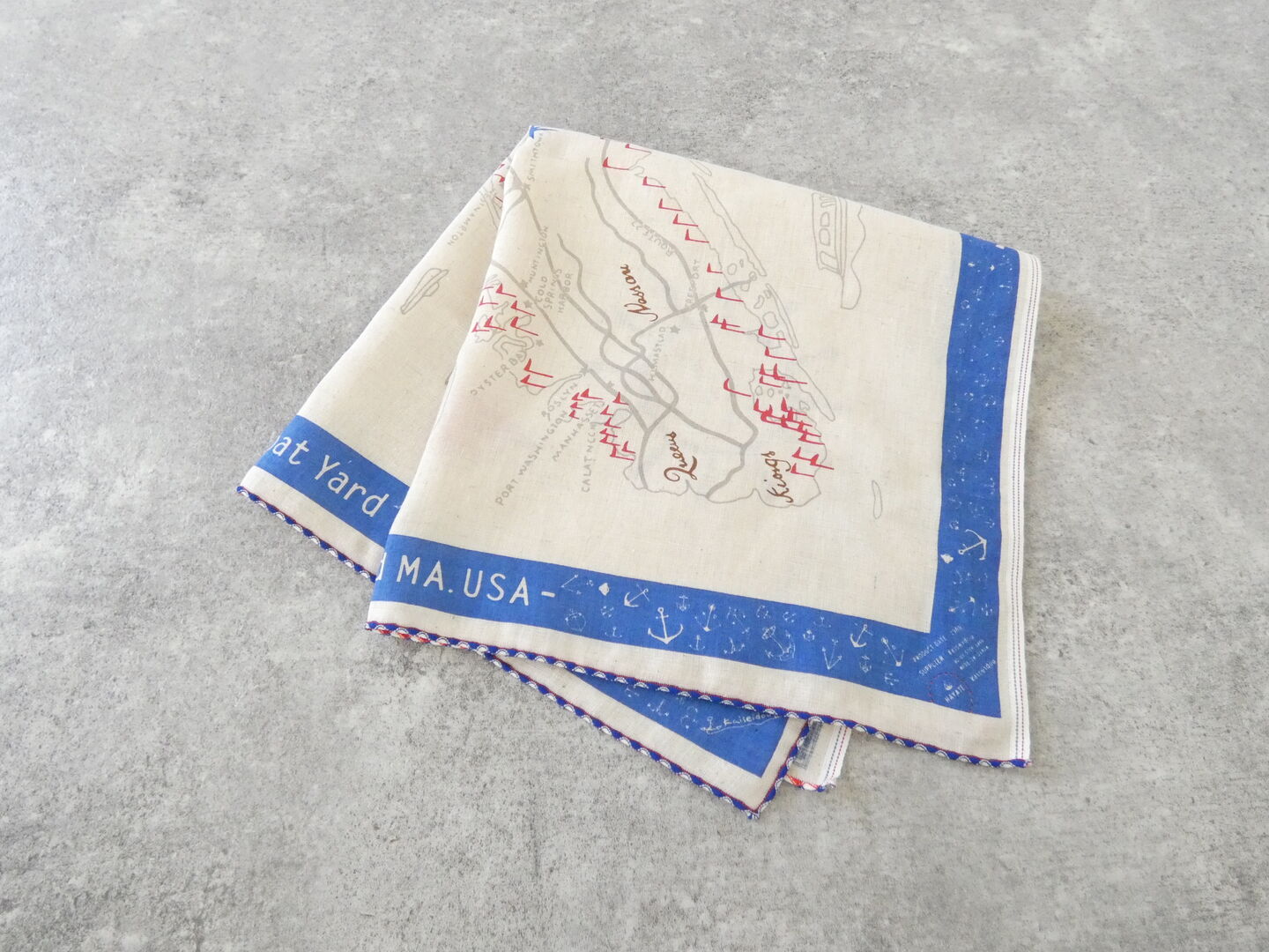 快晴堂(かいせいどう) バンダナ・小さな造船所柄の商品画像9