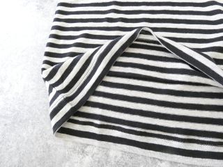 mao made(マオメイド) ベルギーリネンハーフスリーブ細しましまTEEの商品画像24