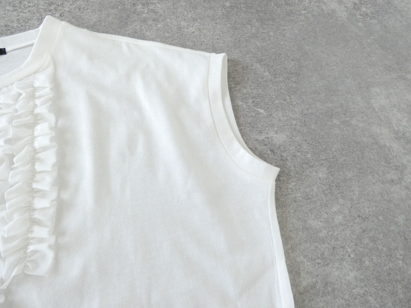 mizuiro ind(ミズイロインド) フレンチスリーブフリルプルオーバーの商品画像32