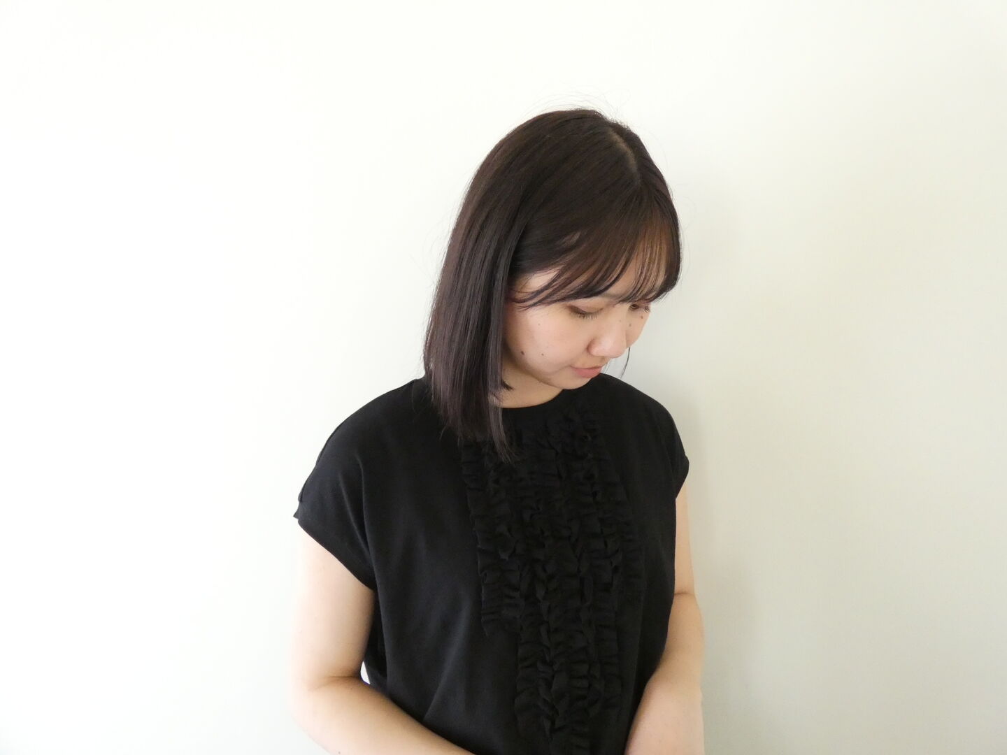 mizuiro ind(ミズイロインド) フレンチスリーブフリルプルオーバーの商品画像4