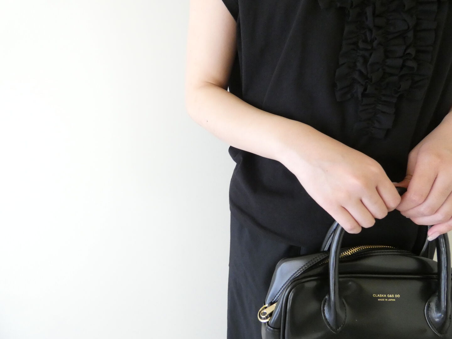 mizuiro ind(ミズイロインド) フレンチスリーブフリルプルオーバーの商品画像5