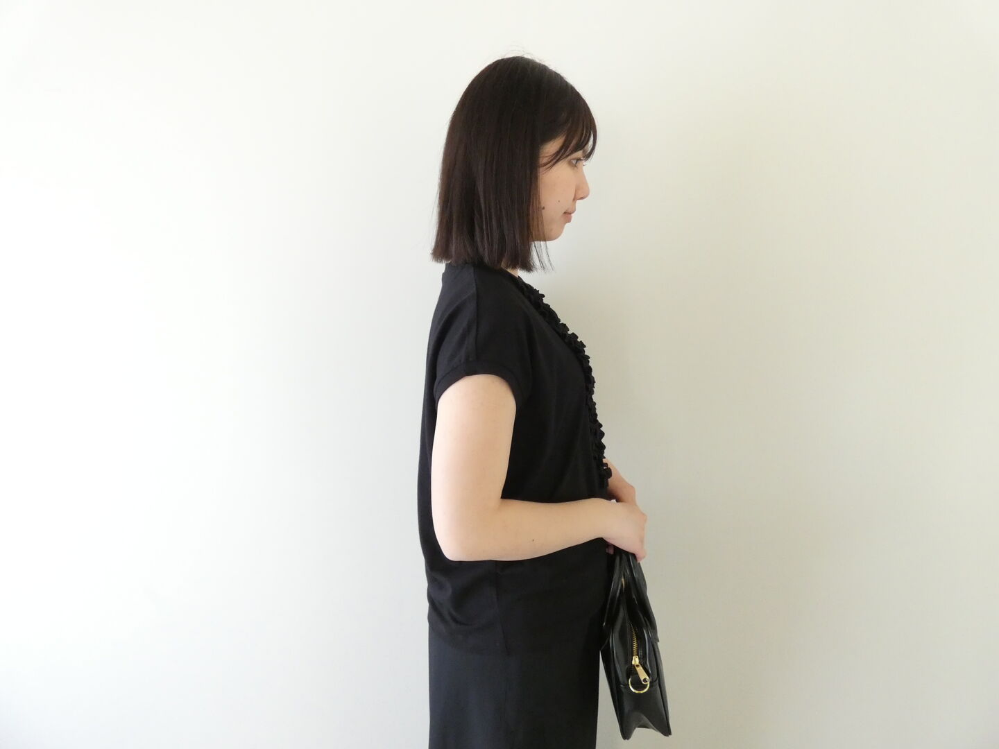 mizuiro ind(ミズイロインド) フレンチスリーブフリルプルオーバーの商品画像8