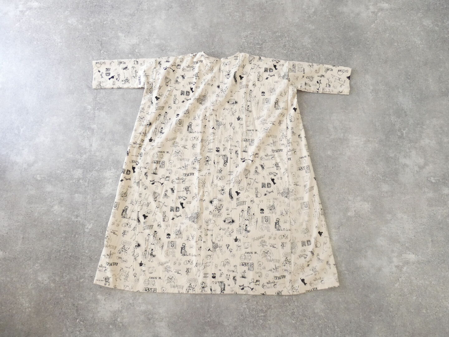 R&D.M.Co-(オールドマンズテーラー) GRAFFITI PULLOVER DRESS の商品画像2