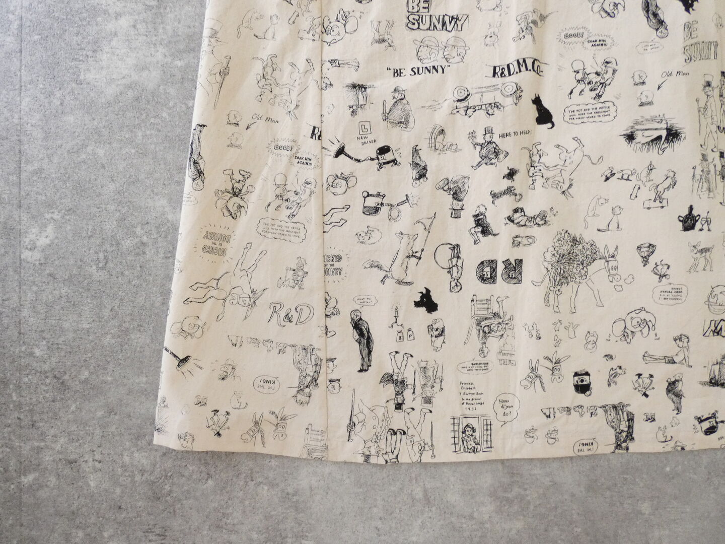 R&D.M.Co-(オールドマンズテーラー) GRAFFITI PULLOVER DRESS の商品画像29