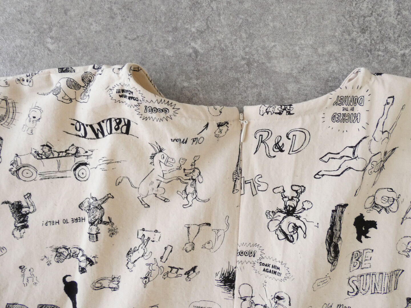 R&D.M.Co-(オールドマンズテーラー) GRAFFITI PULLOVER DRESS の商品画像34