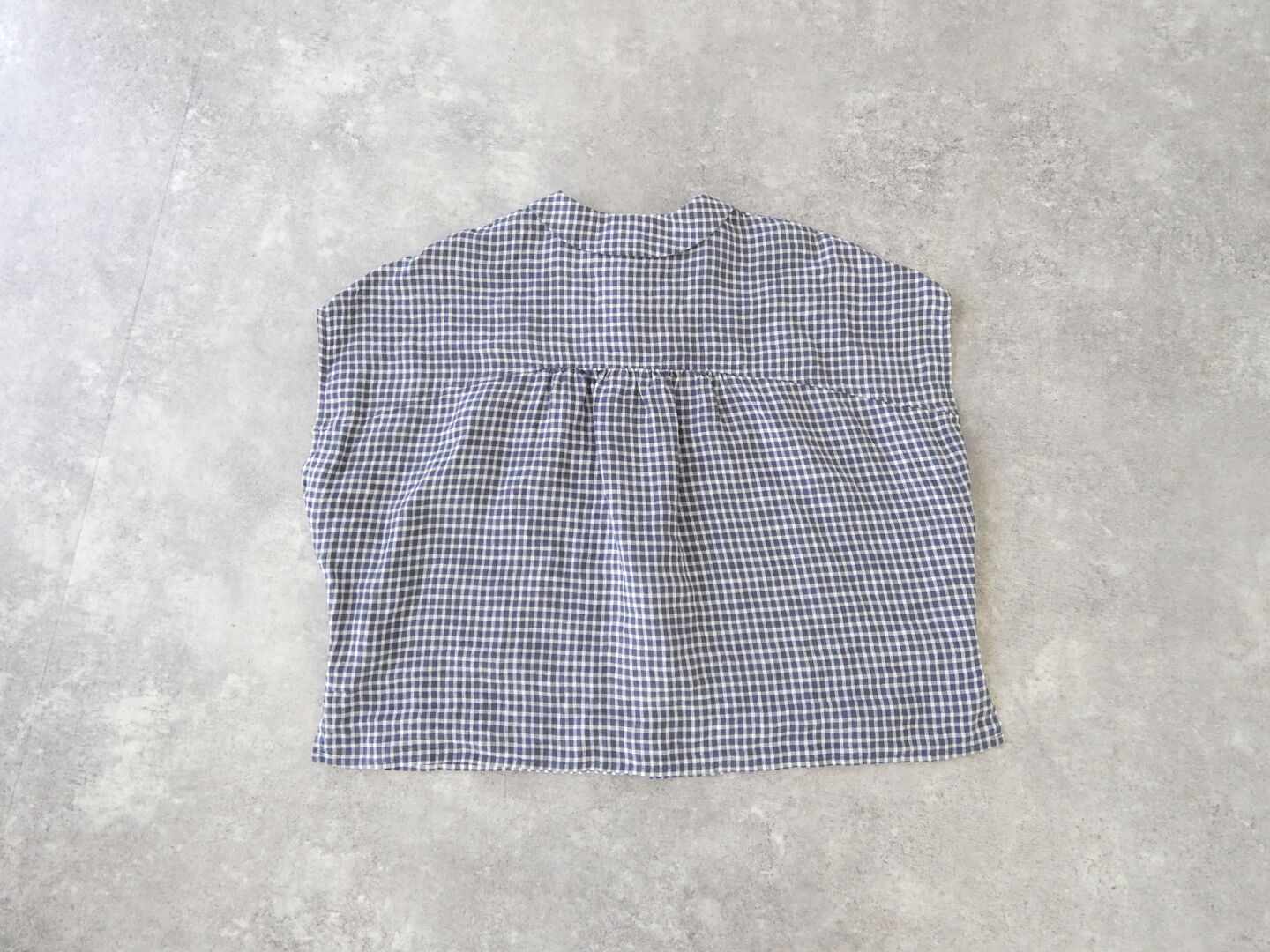 ORCIVAL(オーシバル) リネンチェックスリーブレスシャツの商品画像12