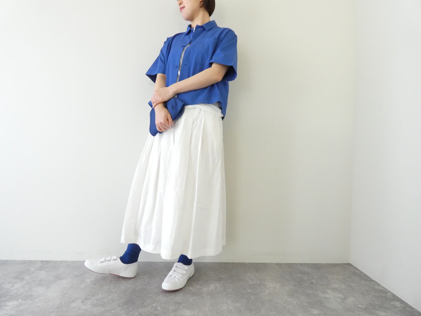 ORCIVAL(オーシバル) ガーメントダイレギュラーカラー半袖シャツの商品画像2