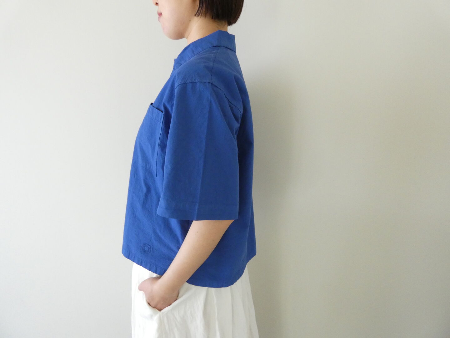 ORCIVAL(オーシバル) ガーメントダイレギュラーカラー半袖シャツの商品画像9