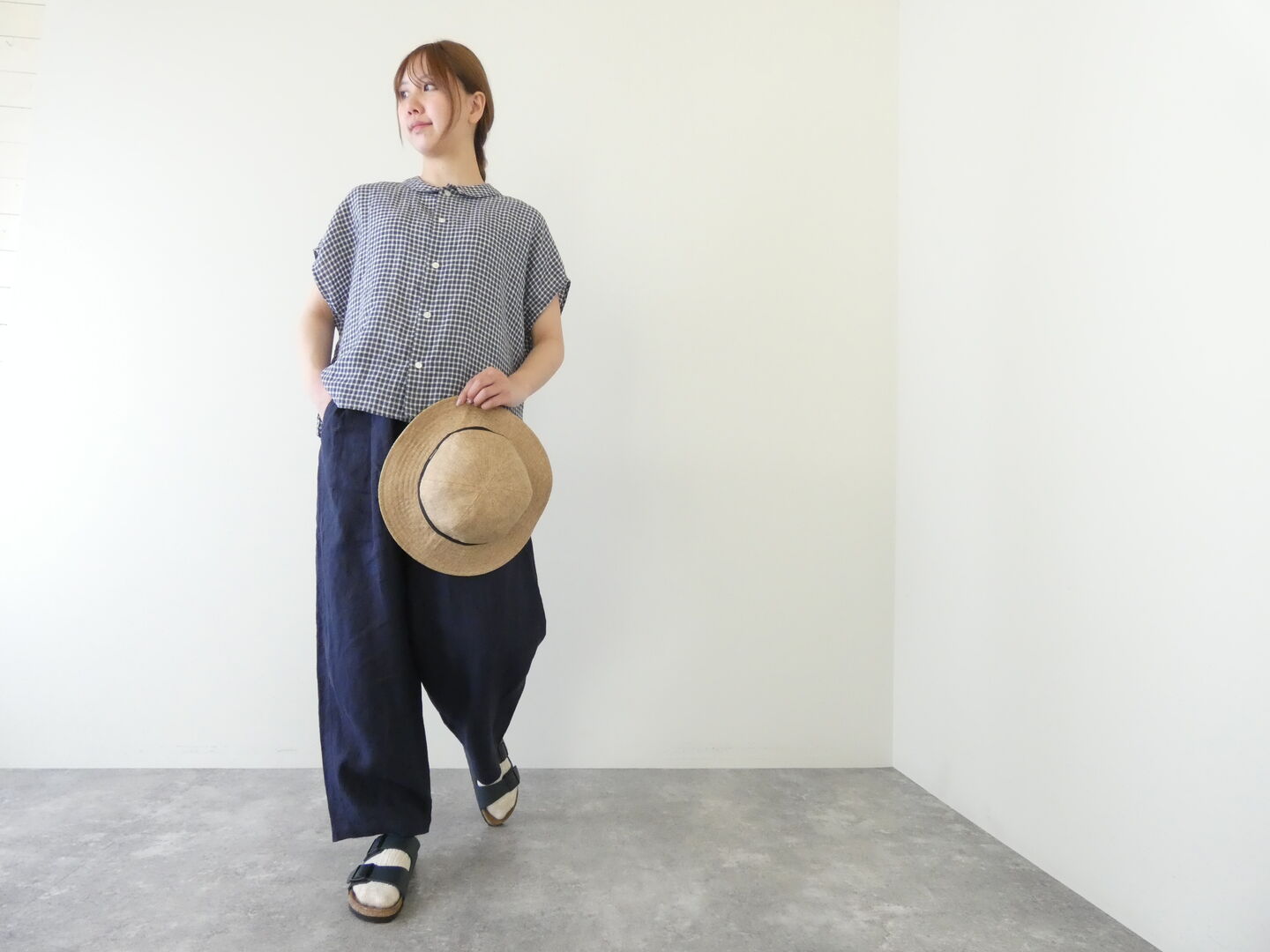 ORCIVAL(オーシバル) リネンイージーパンツの商品画像2