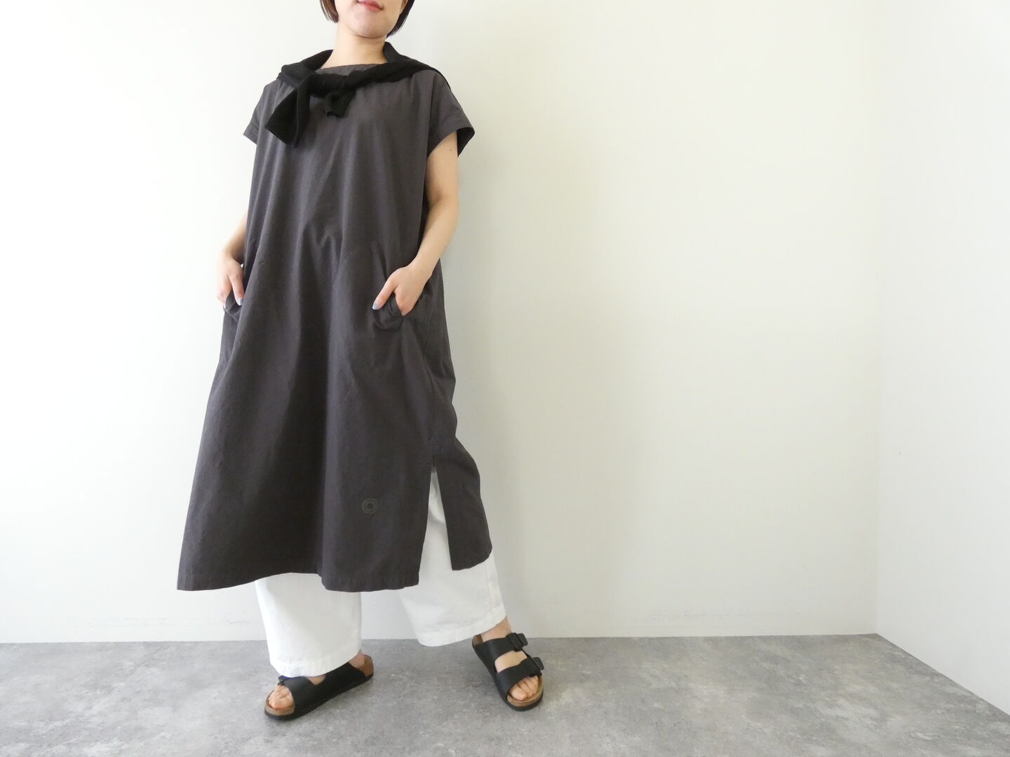 ORCIVAL(オーシバル) ガーメントダイリラクシードレスの商品画像1