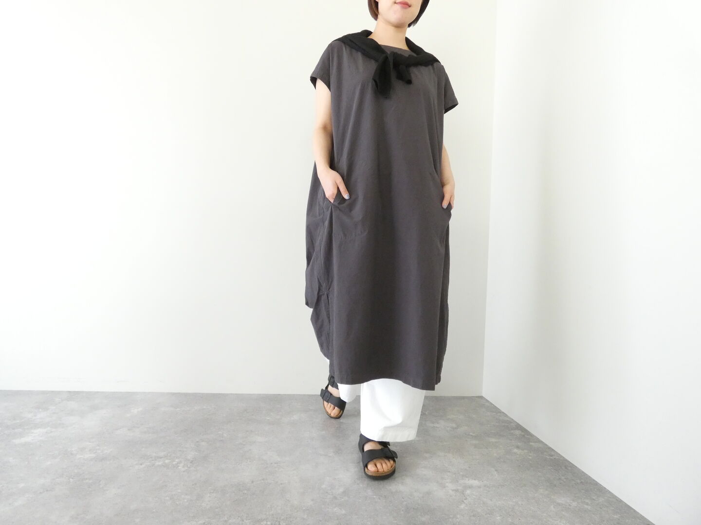 ORCIVAL(オーシバル) ガーメントダイリラクシードレスの商品画像8