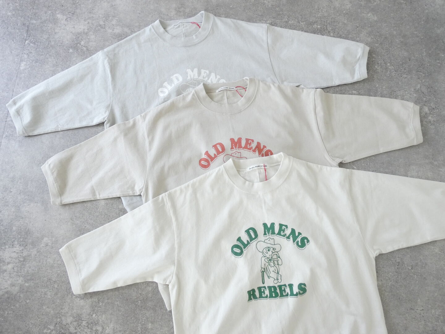 PACIFIC PARK STORE(パシフィックパークストア) 7分袖プリントプルオーバー 7分袖プリントプルオーバー OLD MENS REBELSの商品画像10