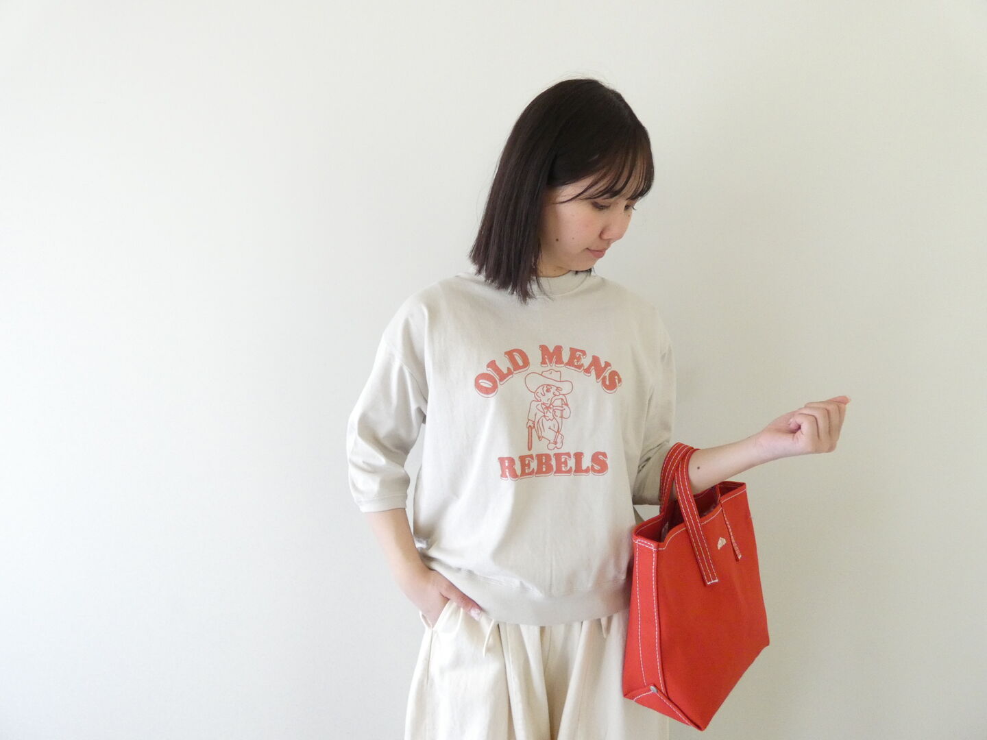 PACIFIC PARK STORE(パシフィックパークストア) 7分袖プリントプルオーバー 7分袖プリントプルオーバー OLD MENS REBELSの商品画像4