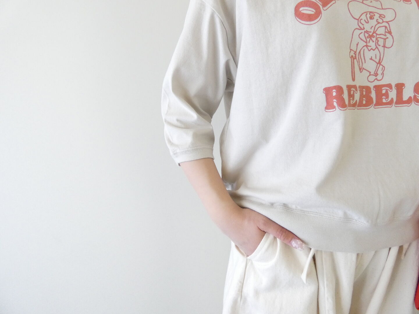 PACIFIC PARK STORE(パシフィックパークストア) 7分袖プリントプルオーバー 7分袖プリントプルオーバー OLD MENS REBELSの商品画像7