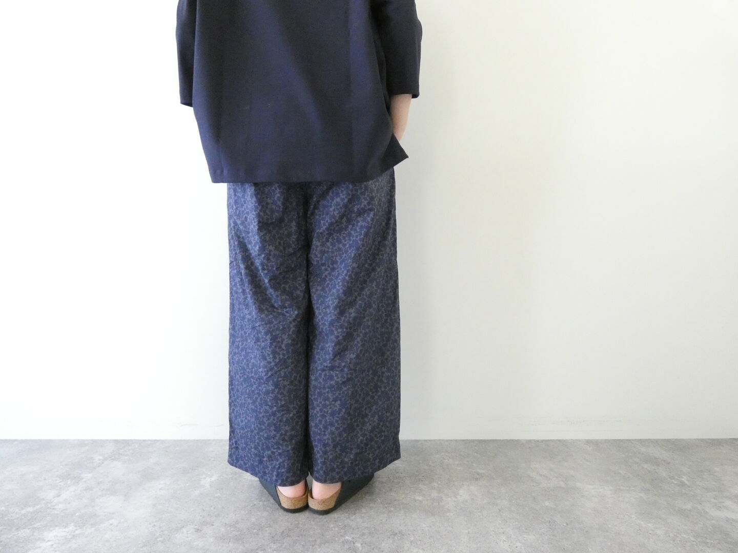 prit(プリット) 80/1ローンボタニカルプリントワイドパンツの商品画像5