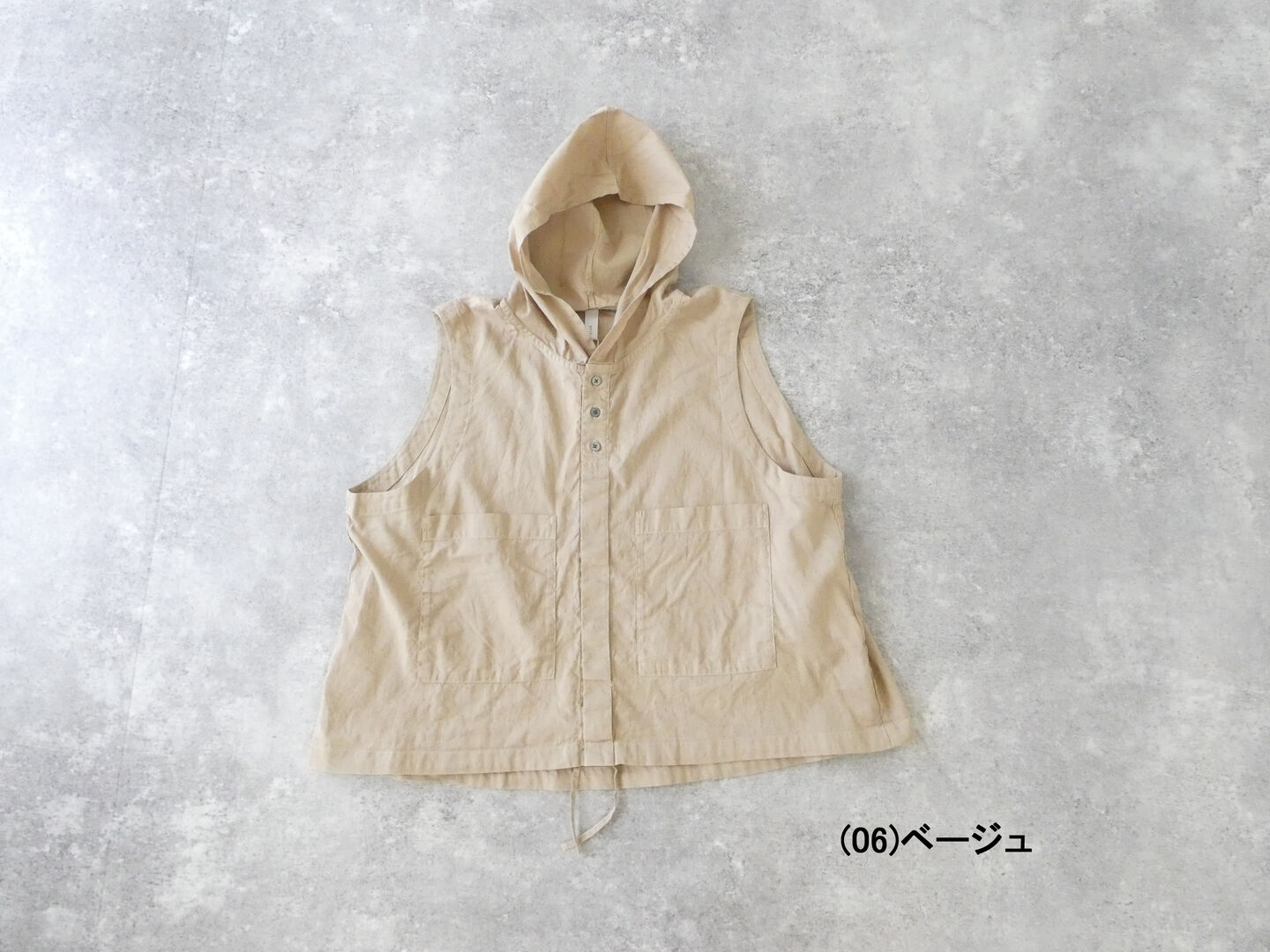 prit(プリット) 30/1綿麻ローンフーディベストの商品画像42