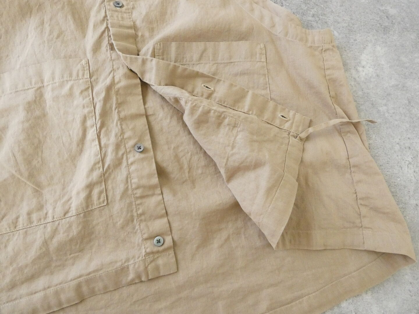 prit(プリット) 30/1綿麻ローンフーディベストの商品画像50