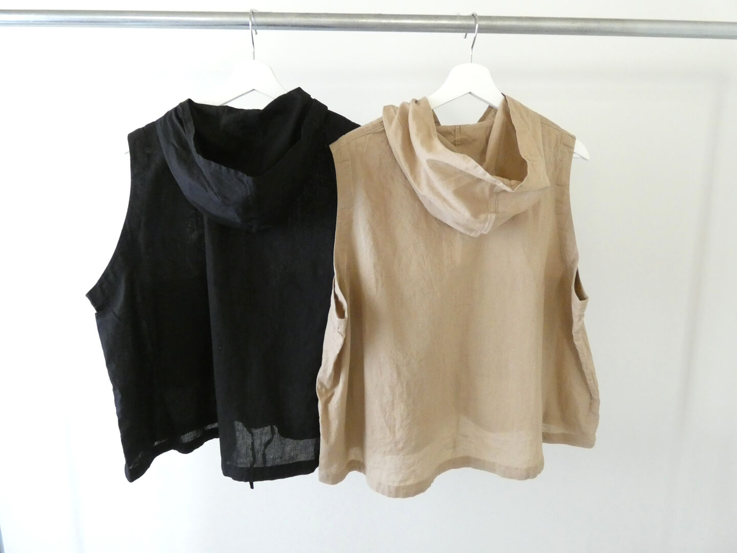 prit(プリット) 30/1綿麻ローンフーディベストの商品画像9