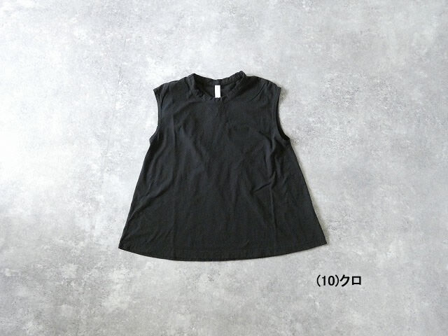 prit(プリット) リサイクルムラ糸天竺ノースリーブフレアプルオーバーの商品画像42