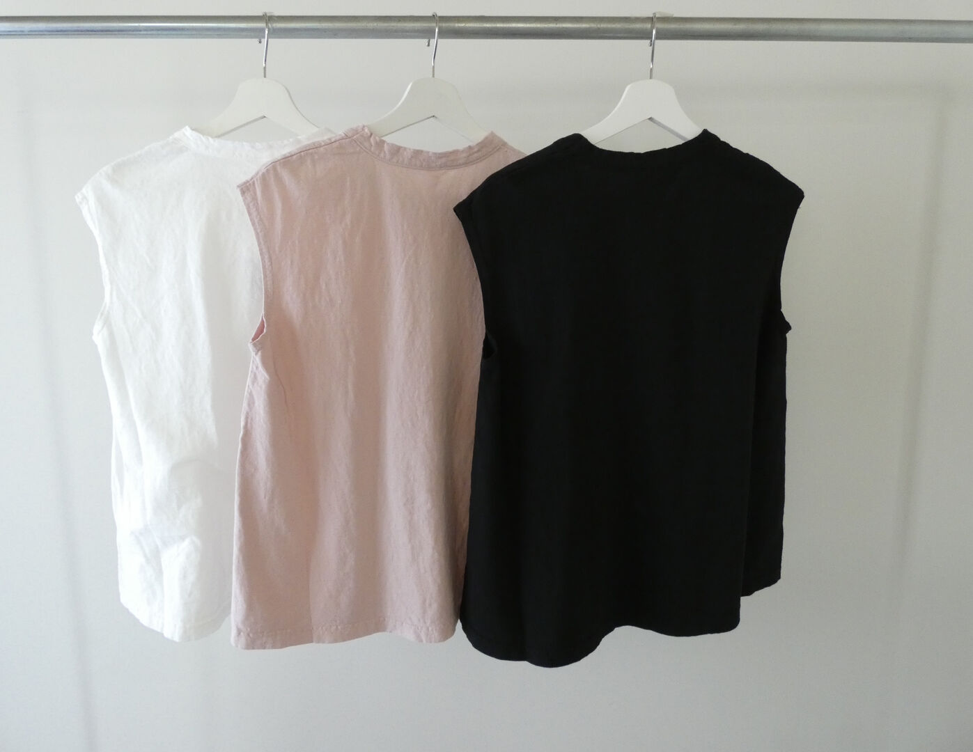 prit(プリット) リサイクルムラ糸天竺ノースリーブフレアプルオーバーの商品画像8